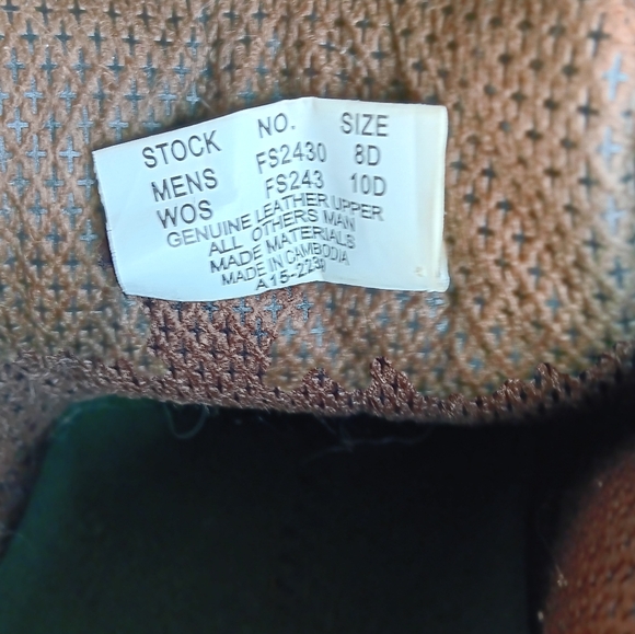 FLORSHEIM UNISEX MEN'S SIZE 8 WOMEN'S SIZE 10 SLIP RESISTANT COMPOSITE TOE SHOE - Picture 2 of 7